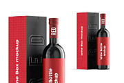 Wine Bottle Mockup, a Cups & Container Mockup by Mockupfit (Thumbnail 2 of 2)