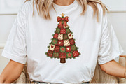 Patchwork Christmas Tree PNG, an Illustration by Craft Nest (Thumbnail 3 of 6)