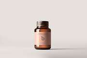 Amber Glass Bottle Mockups, a Cups & Container Mockup by pmvch (Thumbnail 3 of 20)