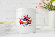 Watercolor French Food Clipart, an Object Graphic by Negarin Digital Art (Thumbnail 7 of 8)