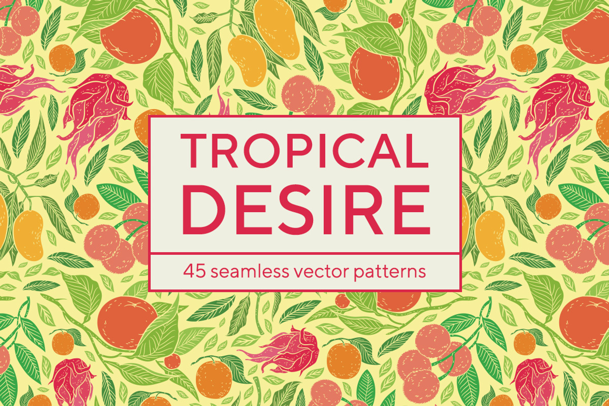Tropical desire patterns, a Pattern Graphic by Piñata (Photo 13 of 17)
