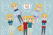 Father's day Clipart, an Illustration by Cute Little Workshop (Thumbnail 5 of 7)