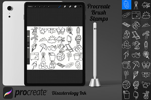 Summer Element Set 1 Procreate Brush
