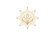 Flower and Star Logo, a Branding & Logo Template by Buqancreative (Thumbnail 3 of 4)
