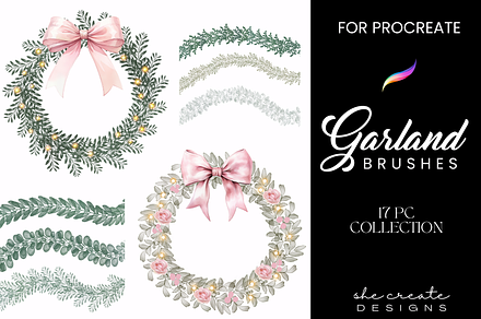 Procreate Garland Brush Collection
