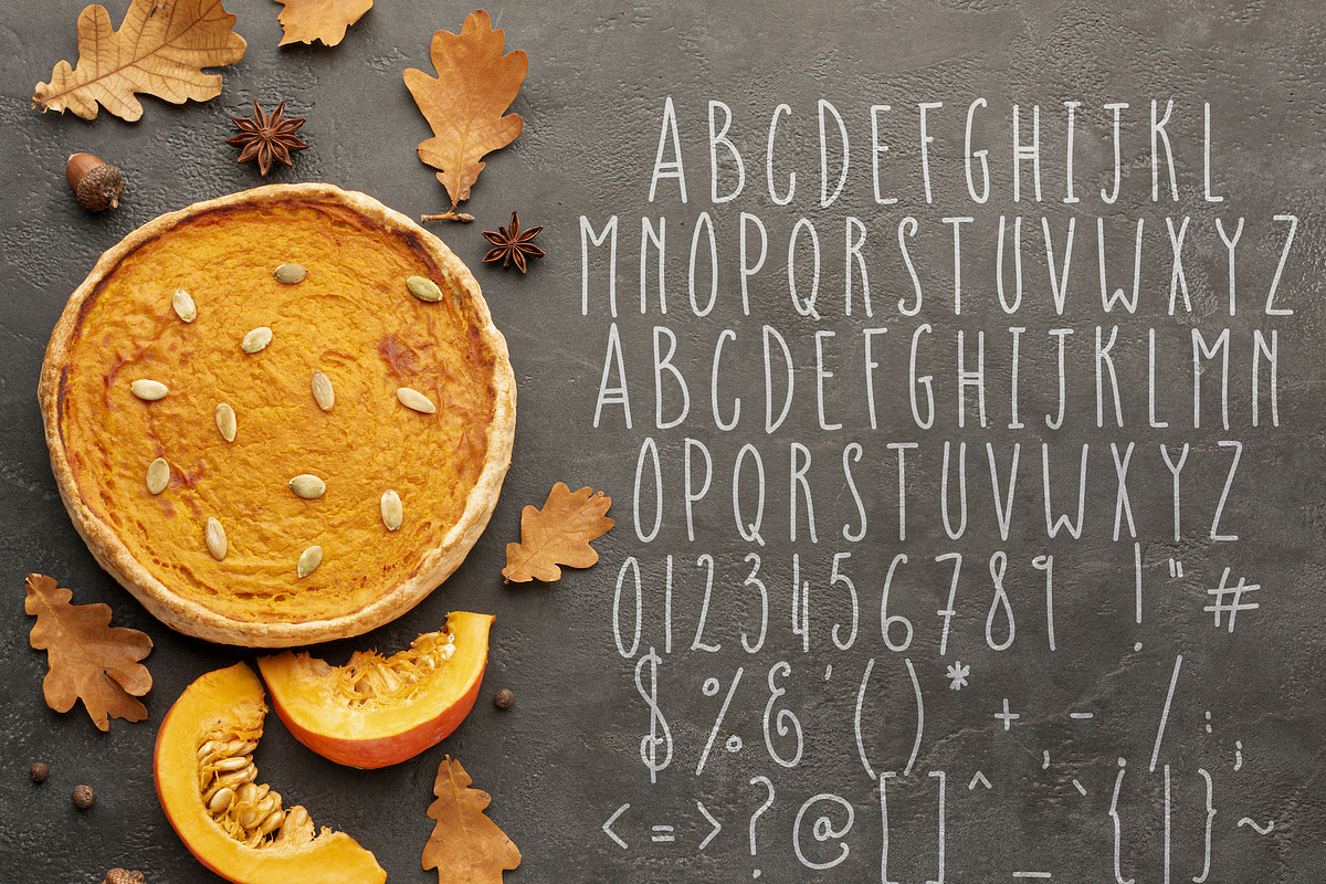 Apple Pies Handwritten Font, a Handwritten Font by NViolet (Photo 6 of 6)