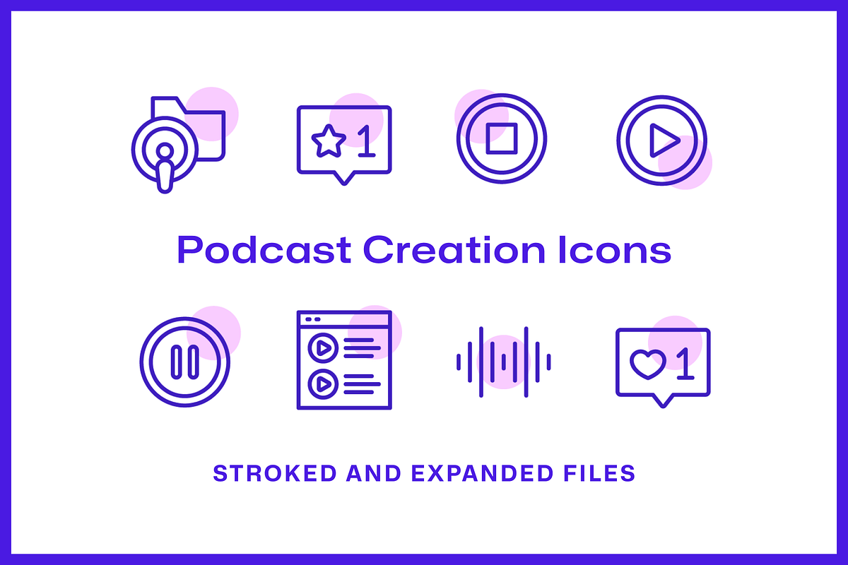 48 Podcast Creation Icons, an Icon by Furnace (Photo 5 of 5)
