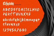 Eligibly - Display Font, a Script Font by Alpaprana (Thumbnail 7 of 9)