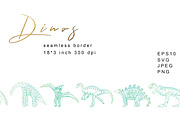 Dinosaurs Illustrations And Patterns, a Graphic by kh_cat (Thumbnail 12 of 14)