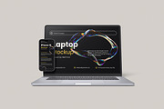 Laptop and Iphone Mockup, a Wearable Device Mockup by Twins_studio926 (Thumbnail 5 of 5)