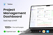 Tazkee - SAAS Project Management Kit, an UI Kit Template by Lumina_ui_ux202 (Thumbnail 1 of 9)