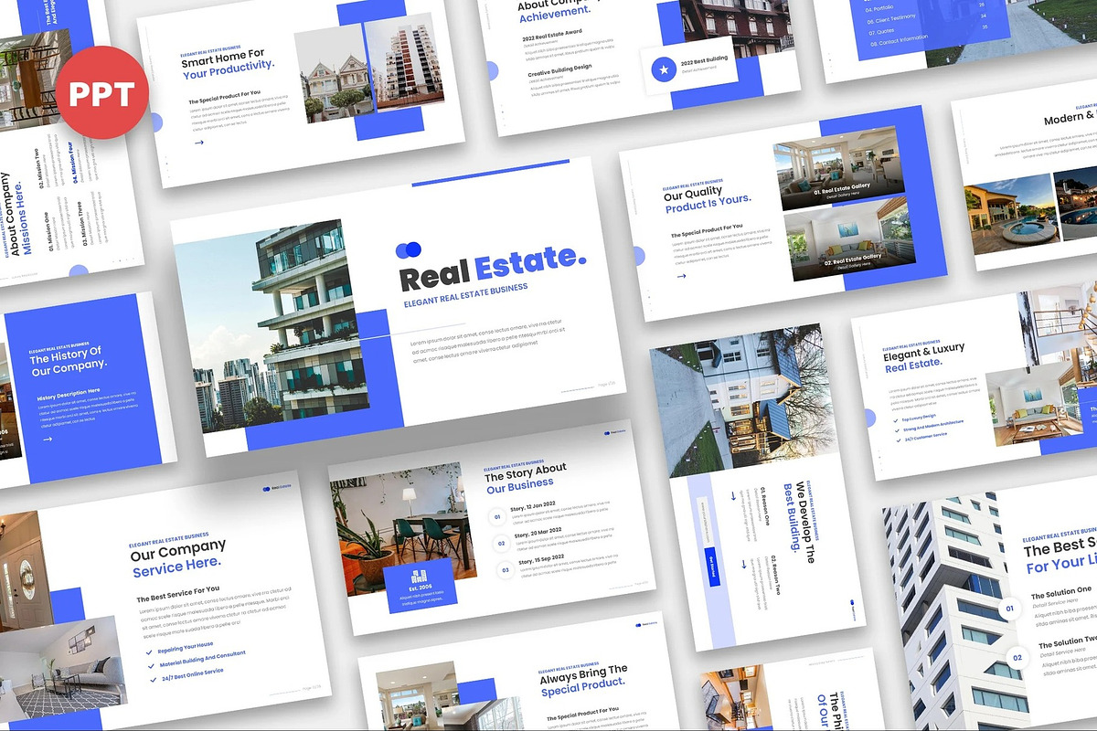 Real Estate Powerpoint Templates, a Presentation Template by Fit-tee (Photo 1 of 6)