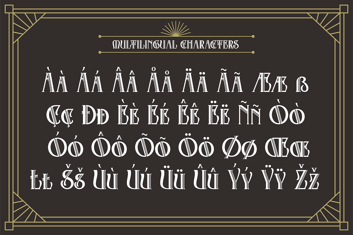 Art Nouveco, a Font by ilhamtaro (Photo 9 of 10)