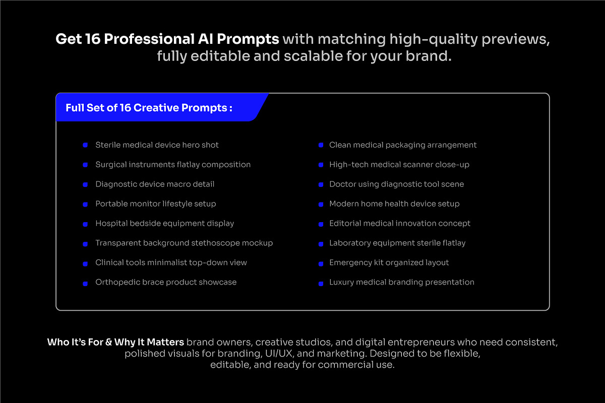 Medical Devices AI Prompt, a Health & Medical Photo by cidcud_graphic (Photo 2 of 2)