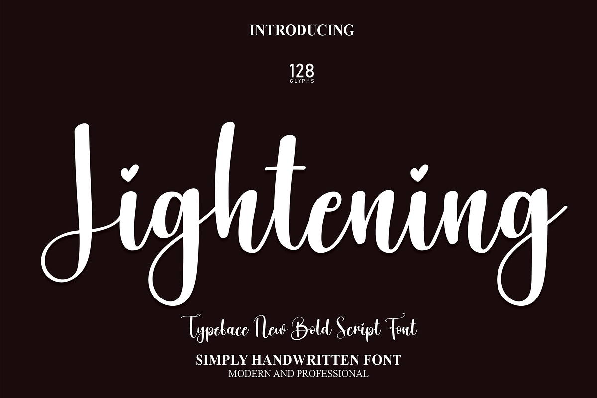 Lightening | Script Font, a Script Font by Scratchones (Photo 1 of 8)
