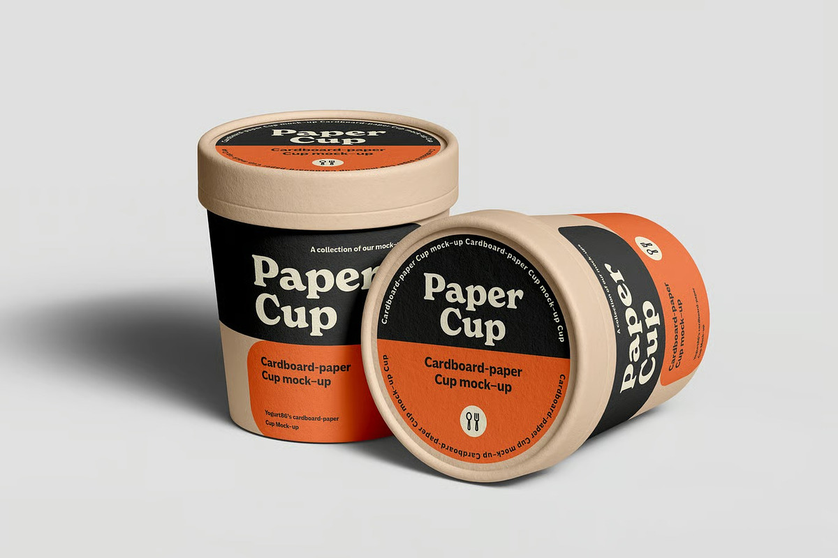 Cardboard Cup Mockup, a Packaging Mockup by zippypixelstudio (Photo 5 of 14)