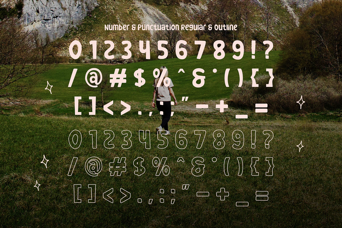 Ohgumi - Trio Playful Display Font, a Handwritten Font by Flawless And Co (Photo 8 of 10)