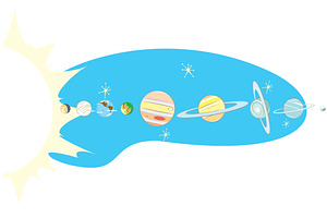 Retro Solar System