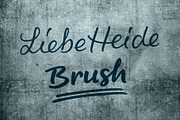 LiebeHeide Brush, a Font by LiebeFonts (Thumbnail 1 of 20)