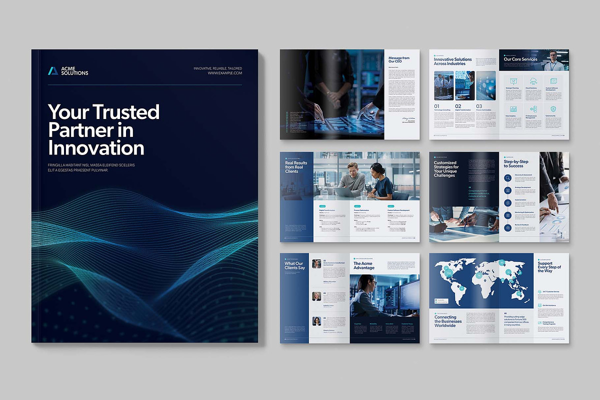 Sales Brochure Template, a Brochure Template by BrandPacks (Photo 2 of 7)