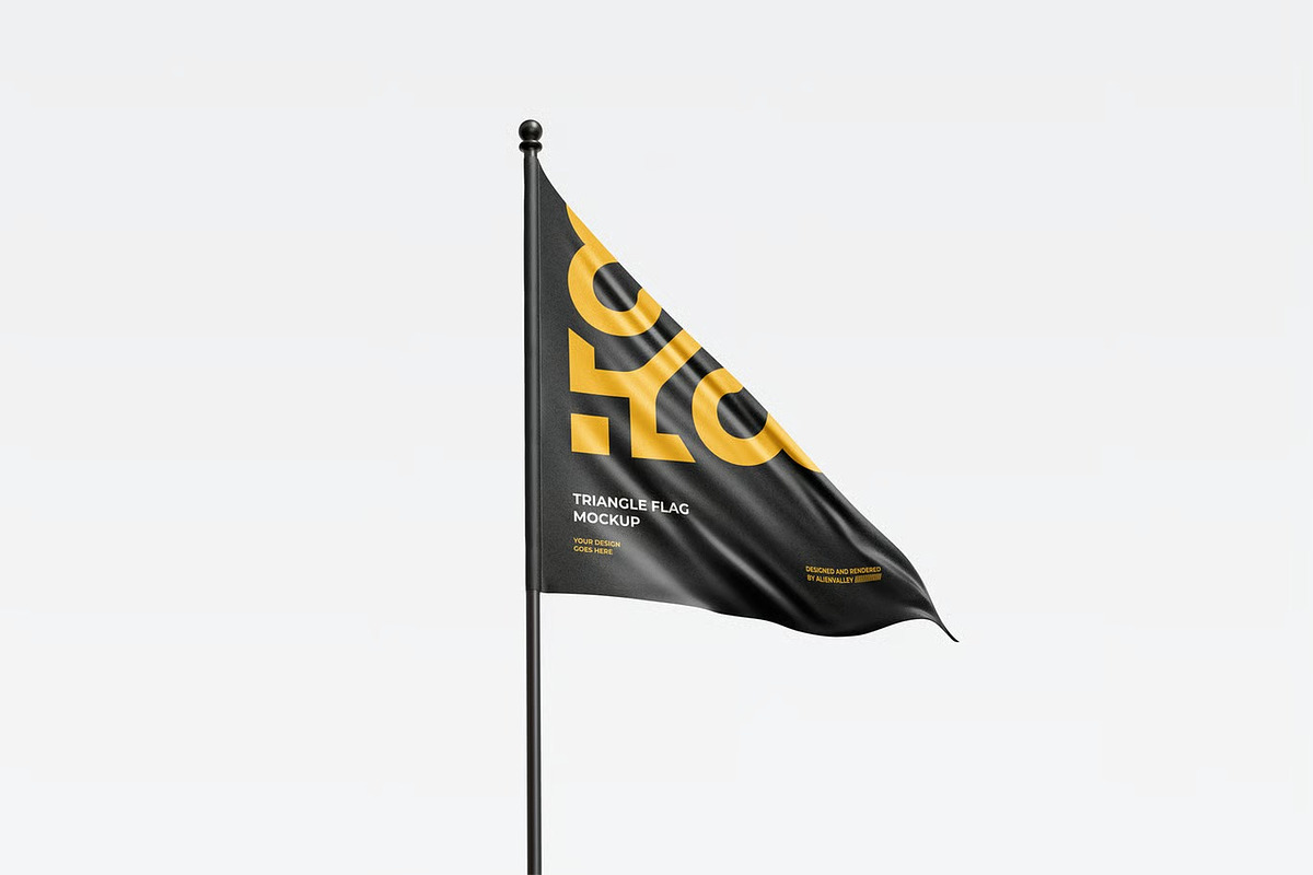 Flag Mockup, an Advertising Mockup by zpackcreative (Photo 5 of 7)
