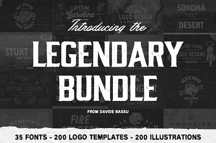 The Legendary Bundle, a Branding & Logo Template by Davide Bassu