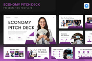 Economy Pitch Deck, a Presentation Template by Annora Studio (Thumbnail 1 of 7)