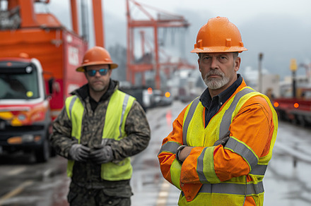 Longshoremen strike at the port, a Transportation Photo by OSORIOartist