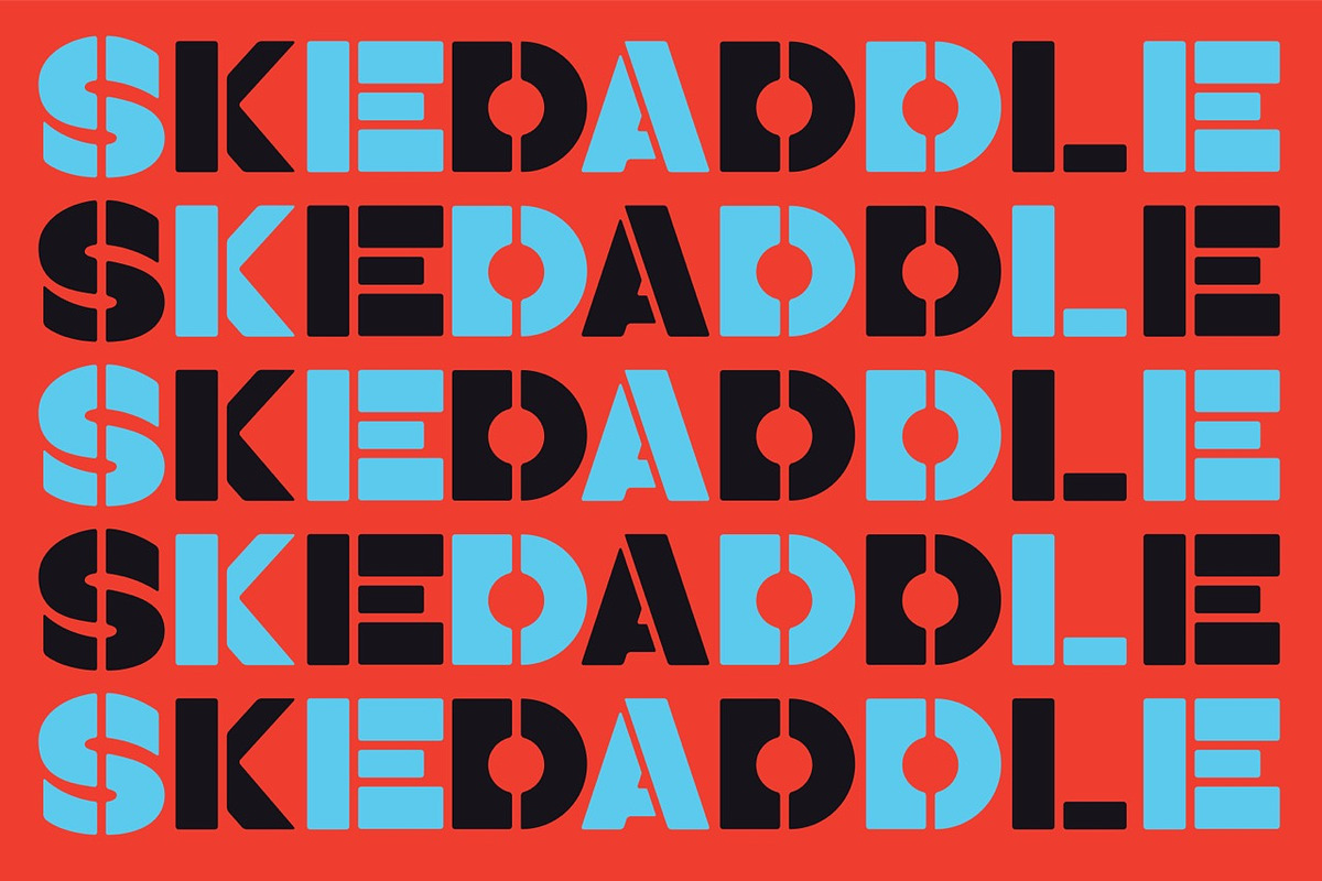 Slang Stencil Display Font, a Sans Serif Font by Fried Design Company (Photo 11 of 15)