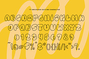 YT Brickfade - Bubble Graffiti Font, a Handwritten Font by Youthlabs Studio (Thumbnail 13 of 15)