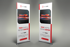 Tech Roll Up Banner