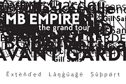 MB Empire, a Sans Serif Font by Ben Burford Fonts (Thumbnail 1 of 4)