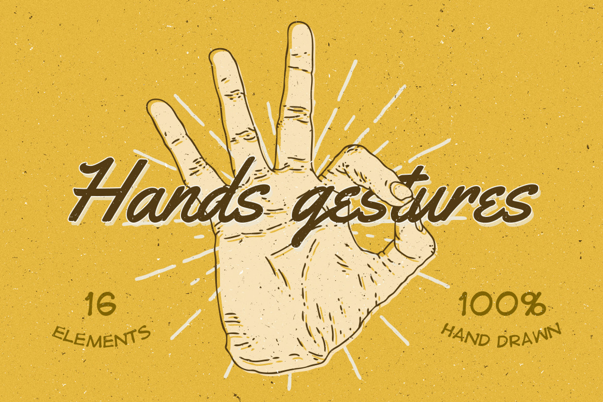 16 Hands Gestures