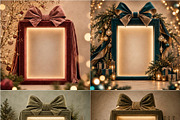 Christmas Gift Box Digital Backdrops, a Background Graphic by Walllow Creatives (Thumbnail 3 of 3)