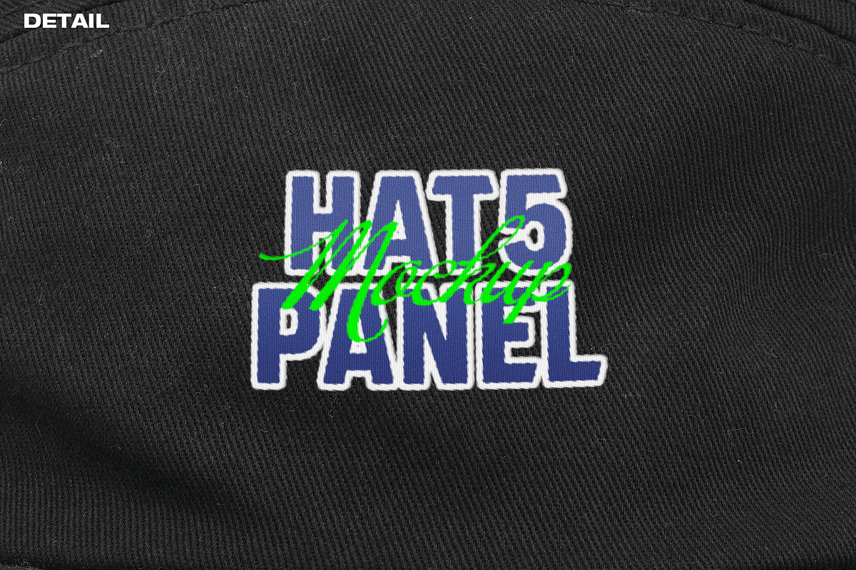 Hat 5 Panel - Mockup, a Hat Mockup by DaldSgh (Photo 15 of 18)