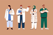 Doctors, medic workers, clinic staff, a Healthcare Illustration by Good Studio (Thumbnail 3 of 7)