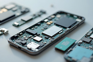 Smartphone Internal Components and C, a Technology Photo by Stock Shape