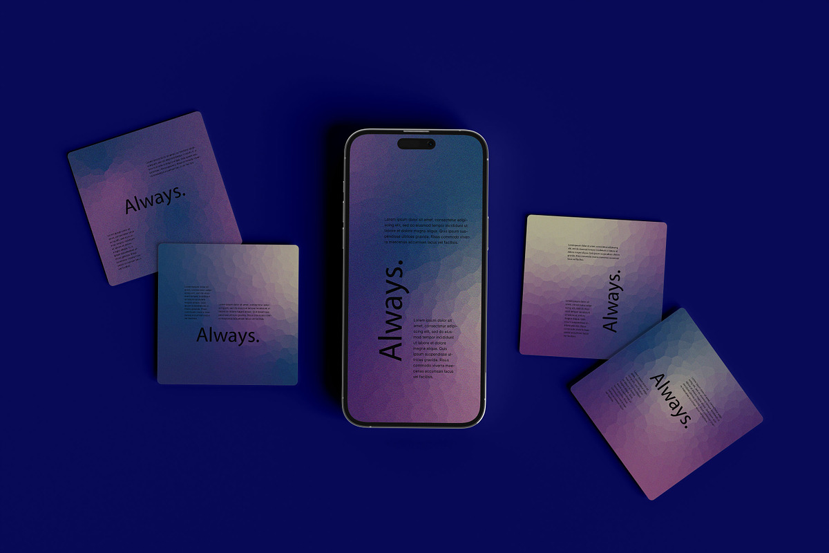 Always Crystal Gradient Texture, a Background Graphic by executypeStudio (Photo 9 of 9)