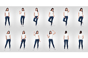 Female T-Shirt Mockups Vol 5 Part 2, a Shirt Mockup by Hi, Mock-Up! (Thumbnail 10 of 10)
