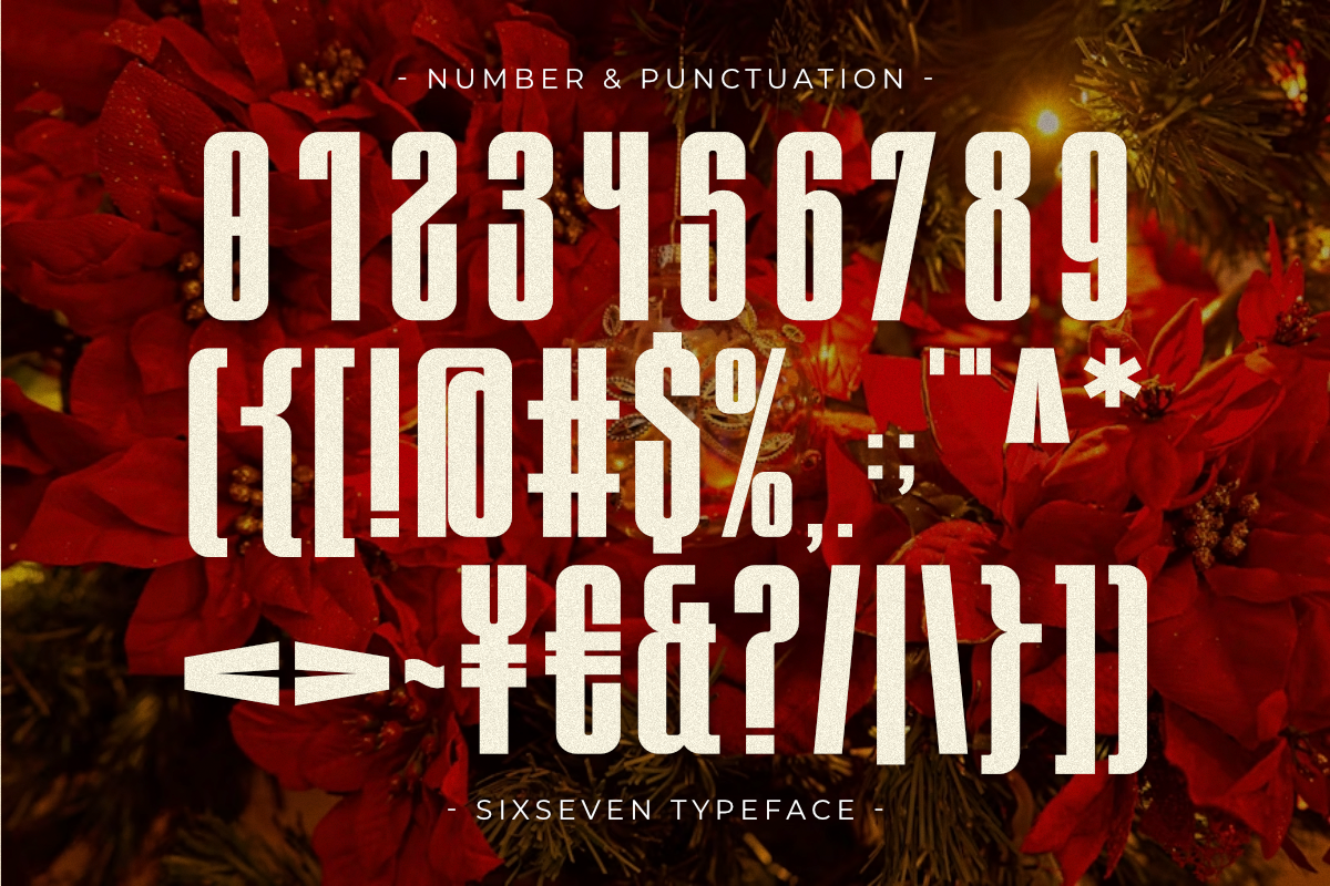 Sixseven - Ultra Condensed Sans, a Sans Serif Font by Pian45 Studio (Photo 3 of 8)