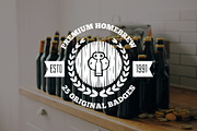 Beer and Homebrew Logos and Badges, a Branding & Logo Template by Lustra Frisk (Thumbnail 1 of 3)
