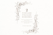 Vintage frame borders, a Decorative Illustration by AnnelyBlooms (Thumbnail 1 of 8)