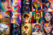 64 Fashionable Vibrant Tshirt Design, an Object Graphic by Miyaji75 (Thumbnail 5 of 7)