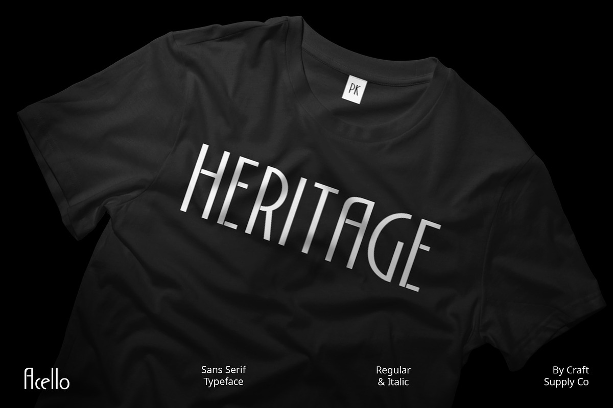 Acello – Geometric Sans Serif, a Sans Serif Font by Craft Supply Co. (Photo 2 of 8)