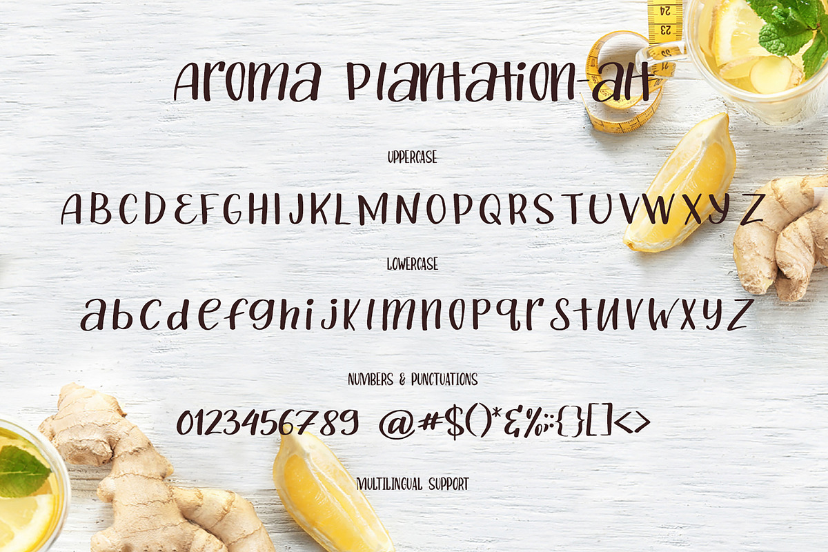 Aroma Plantation-font duo preview 7