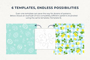 6 Seamless Pattern Templates (Vol 2), a Pattern Graphic by Fern & Quill (Thumbnail 4 of 12)