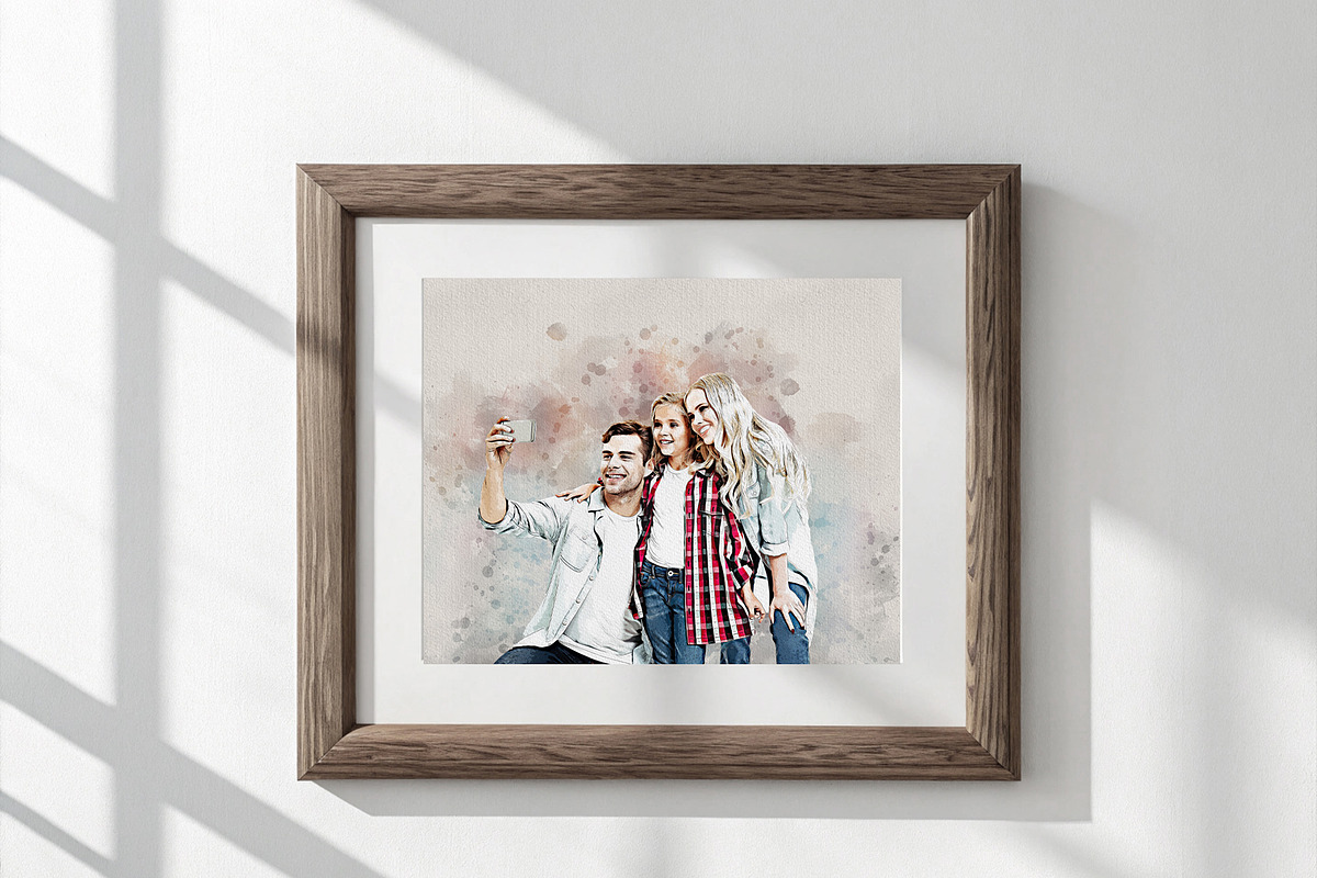 Costume Family Watercolor Art, an Action Add-On by MRI STUDIO (Photo 11 of 27)
