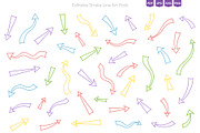 Vector Arrows Collection, an Object Graphic by Ilia Design (Thumbnail 7 of 9)
