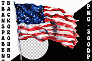 American Flags Clipart, an Object Illustration by DesignBTF (Thumbnail 4 of 4)