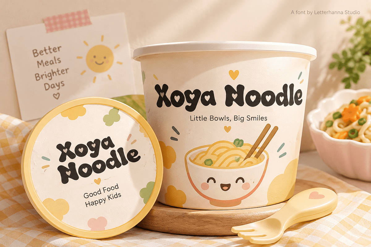 Koolavie - A Playful Bubble Font, a Handwritten Font by Letterhanna Studio (Photo 4 of 9)